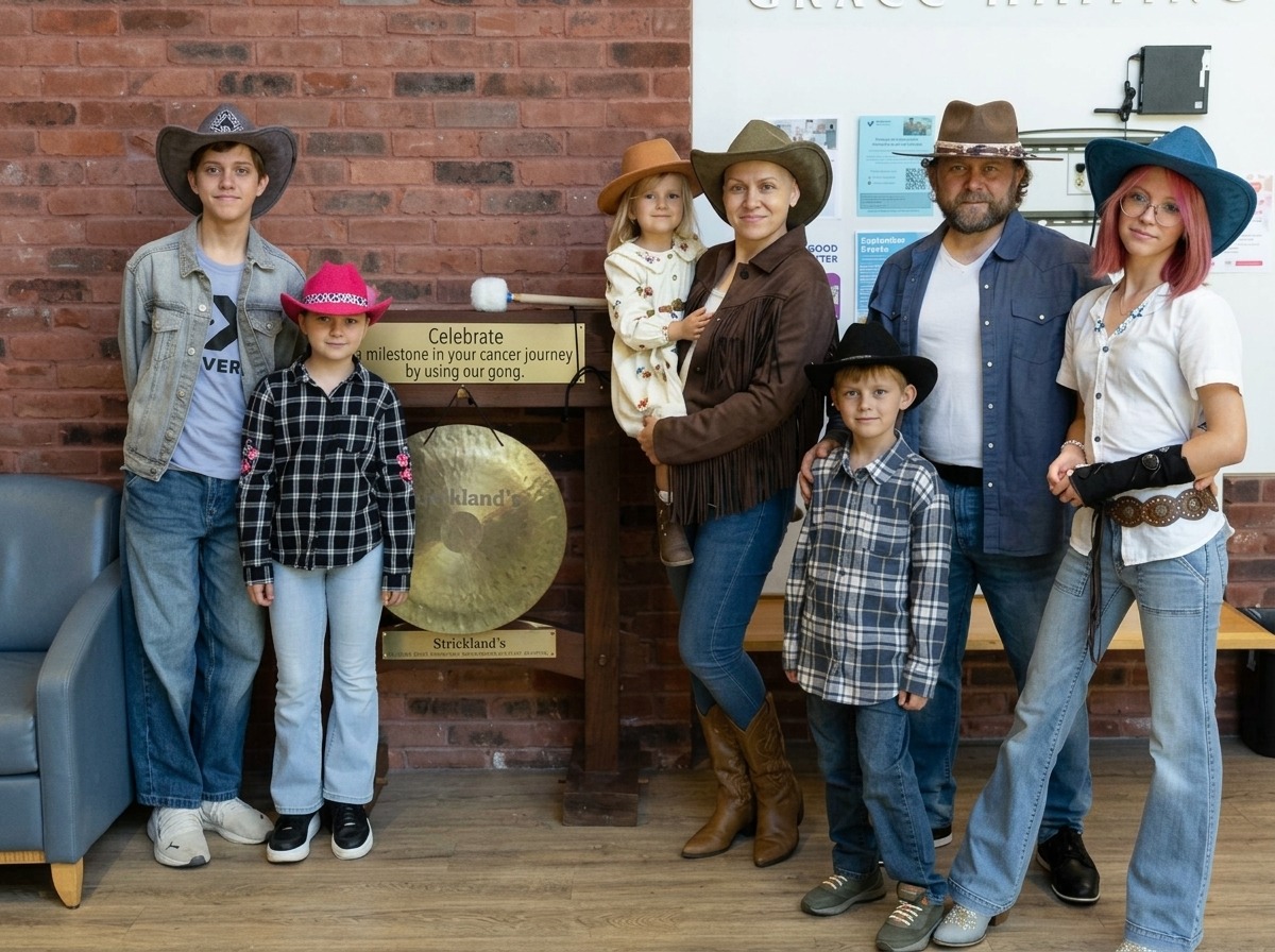 Photo: Tetiana Kosenko and her family