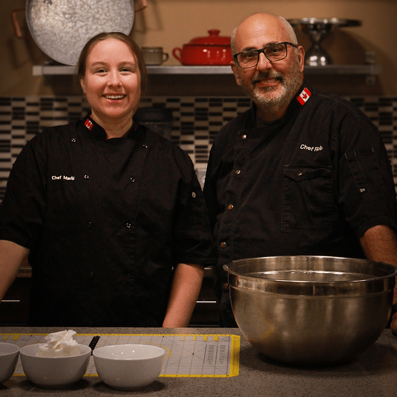 Photo: Cook & Connect's Chef Rob and Chef Mady