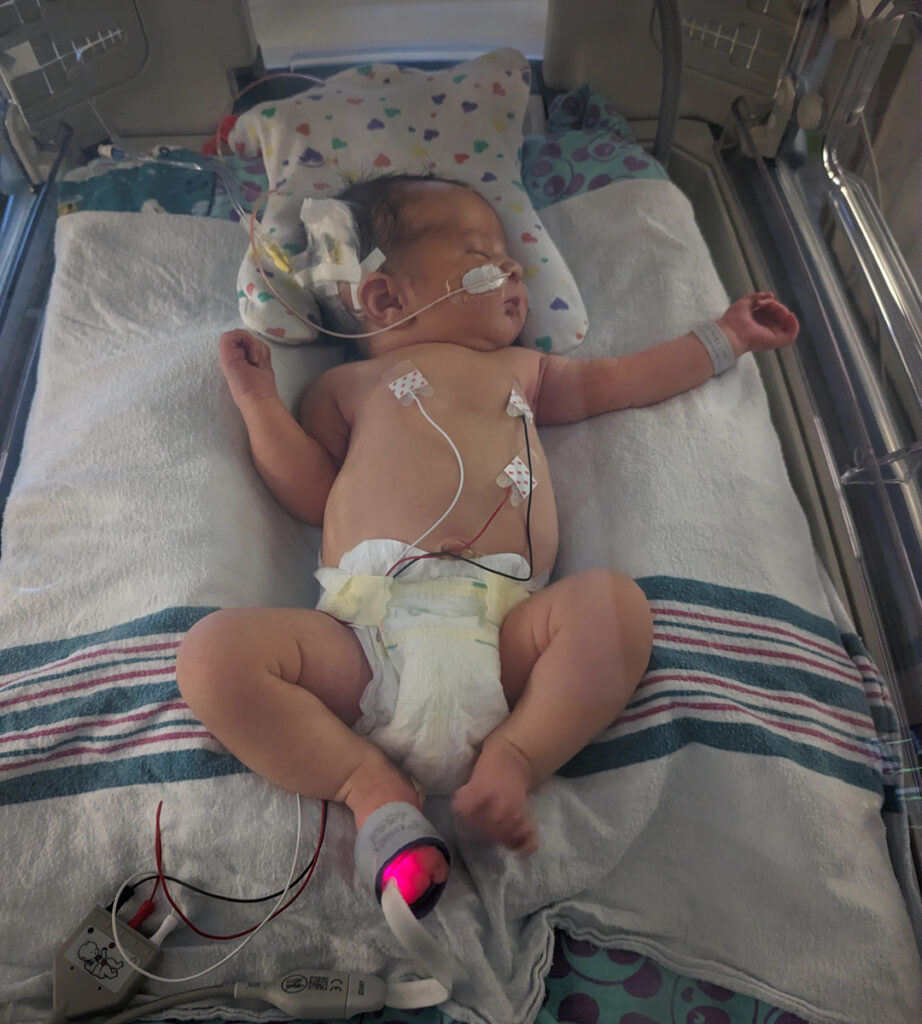Photo: A newborn Grayson Johnston at WRHN @ Midtown.
