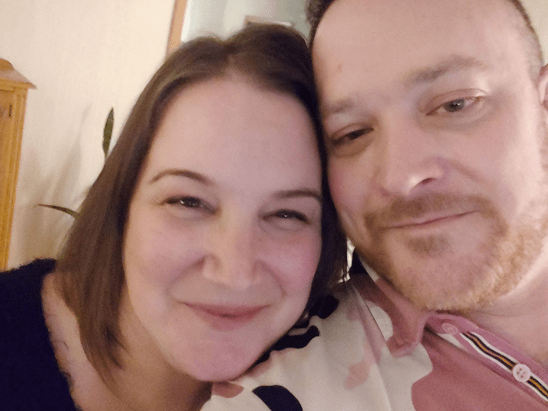 Photo: Lane and his wife