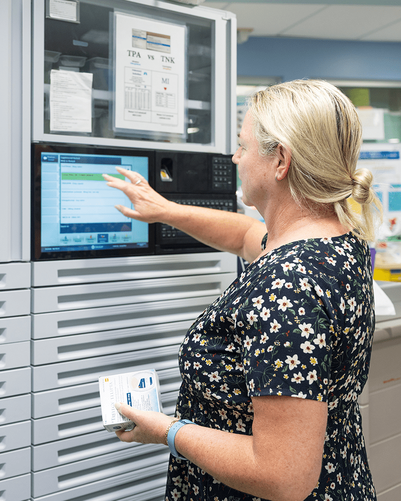 Photo: Medication management at WRHN