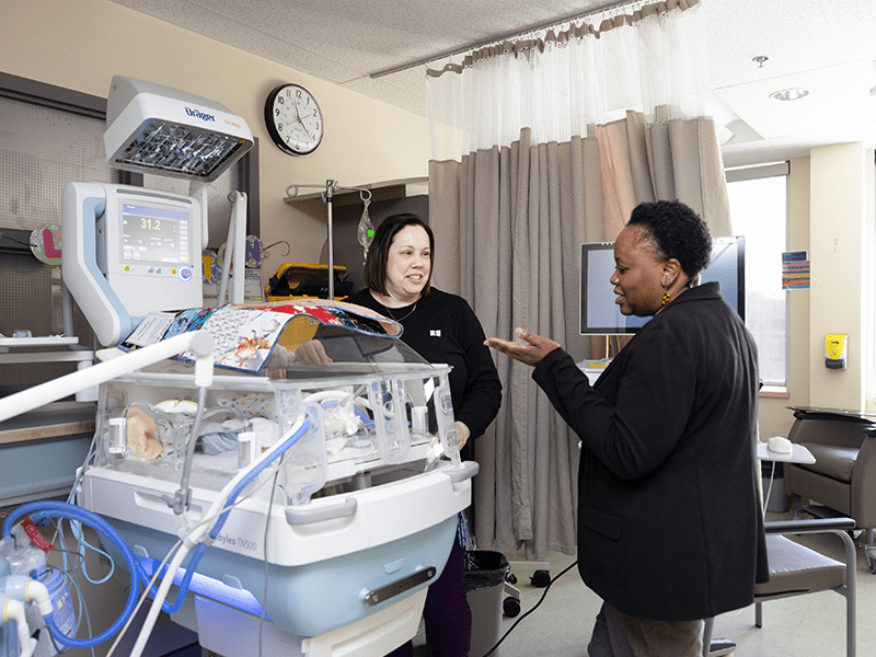 Photo: WRHN staff in the NICU