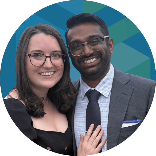 Photo: Dr. Sarah MacDonald (family physician) and Dr. Rutik Patel (ED physician)
