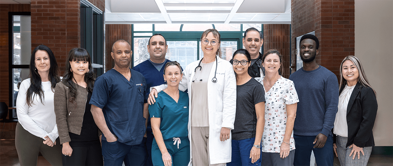 Photo: Group photo of WRHN team